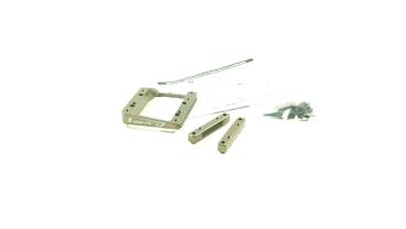 SWORKz Motorträger komplett Aluminium 1-Unit-Fit (6 Grad Neigung)